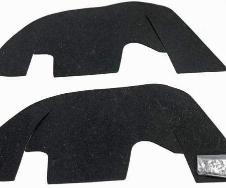 Montco Inc / Repops Control Arm Dust Shield Set w/ Hardware, 69-72 Chevelle El Camino w/ Plastic Inner Fenders R-CH106