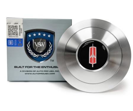 Auto Pro USA VSW Steering Wheel S9 Premium Horn Button, w/1960-80 Oldsmobile Rocket Emblem, Aluminum STE1069-21