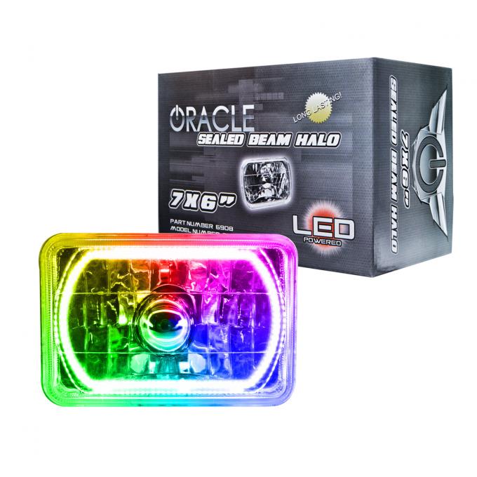 Oracle Lighting Pre-Installed Lights 7x6 in. Sealed Beam, ColorSHIFT 6908-333