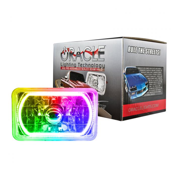 Oracle Lighting Pre-Installed Lights 4x6 in. Sealed Beam, ColorSHIFT 6909-333