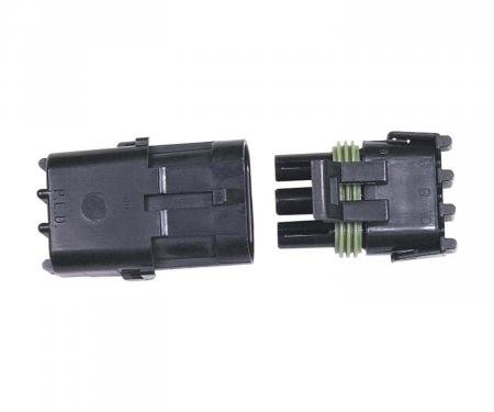 MSD Weathertight Connector, 3-Pin , Qty 1 8172