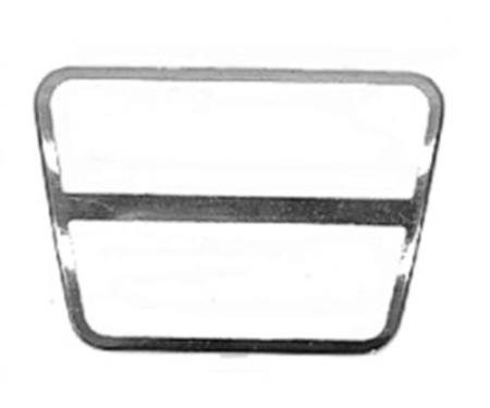 Camaro Brake & Clutch Pedal Pad Trim, For Cars With Manual Transmission, 1967-1981