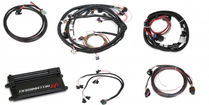 Holley EFI Dominator EFI Kit, LS2 Main Harness w/ Trans and DBW with EV1 Injector Harnesses 550-660