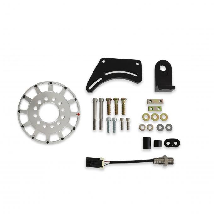 Holley EFI 7-Inch 12-1X Crank Trigger Kit, Coyote, Hall Effect 556-173