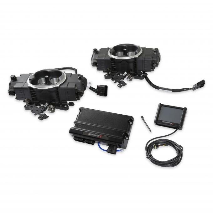 Holley EFI Terminator X Stealth 4150 2x4, Black 550-1075