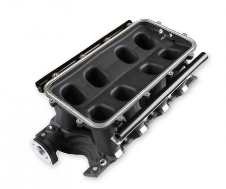 Holley EFI 8.2" SBF Ford Hi-Ram EFI Manifold Base-Black 300-274BK