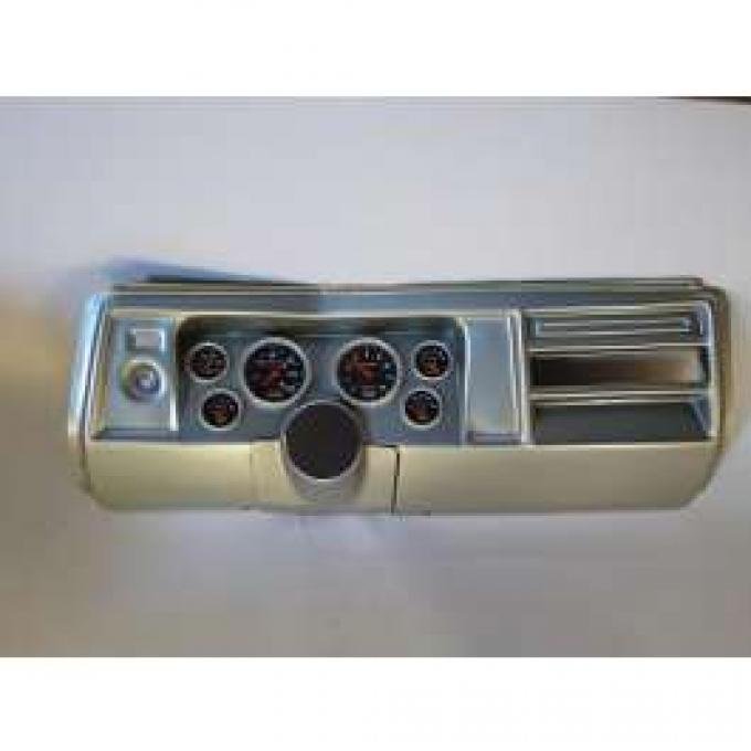 Chevelle Instrument Cluster Panel, Aluminum Finish, With Sport Comp Gauges, 1969