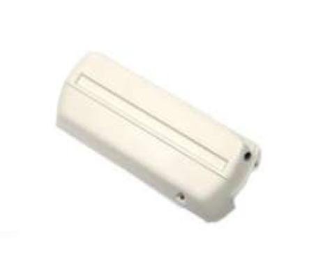 Chevelle Armrest Base, Left, Front, Off White, 1968-1972