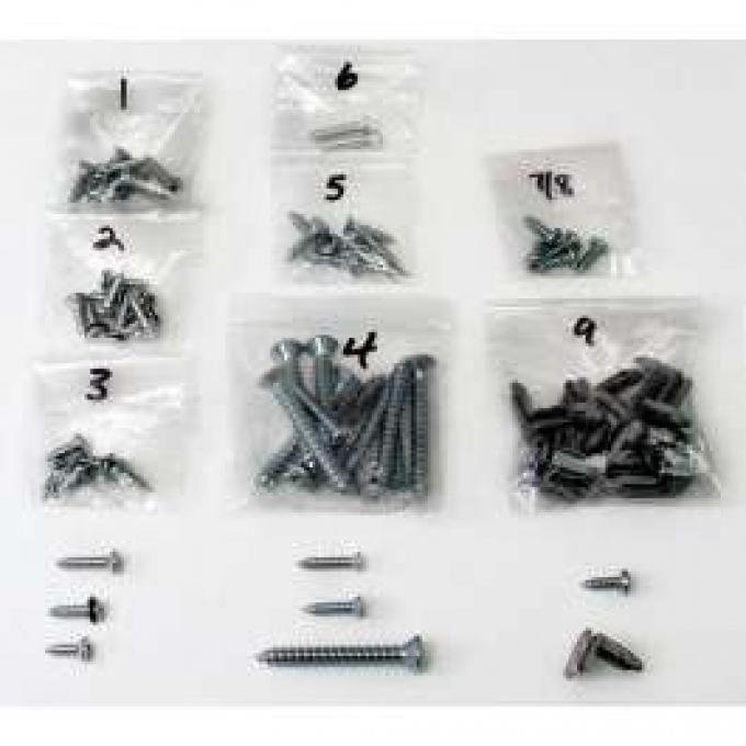 Chevelle Interior Fastener Set, 1964-1967