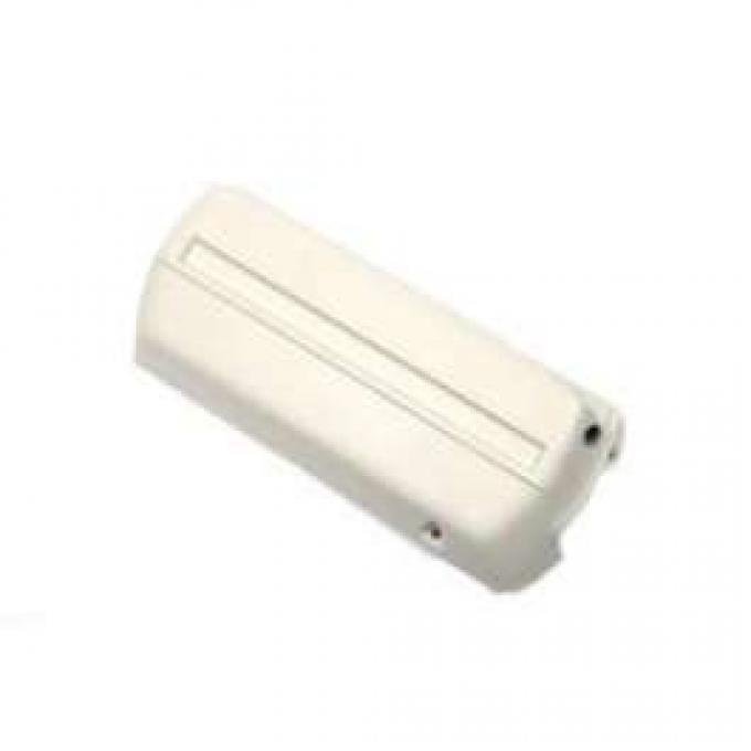 Chevelle Armrest Base, Left, Front, Off White, 1968-1972