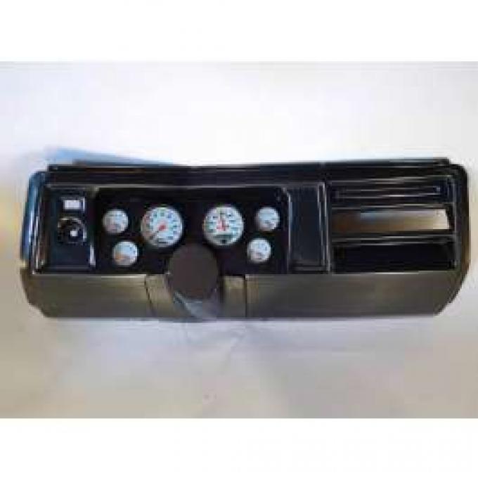 Chevelle Instrument Cluster Panel, Carbon Fiber Finish, With Phantom Gauges, 1969