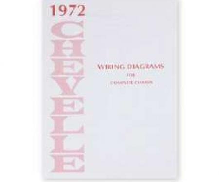 Chevelle Literature, Chevelle Wiring Diagram Manual, 1972