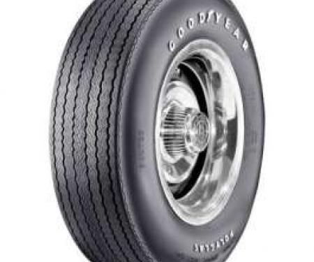 Chevelle Tire, F70/14 Raised White Letter, Goodyear Custom Wide Tread 2/2 Polyglas Bias Ply, 1969