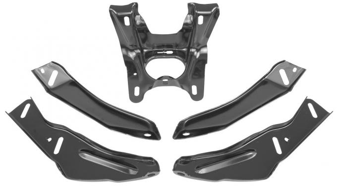 RestoParts Bumper Brackets, Rear, 1968 Chevelle, 5-PC CH26028