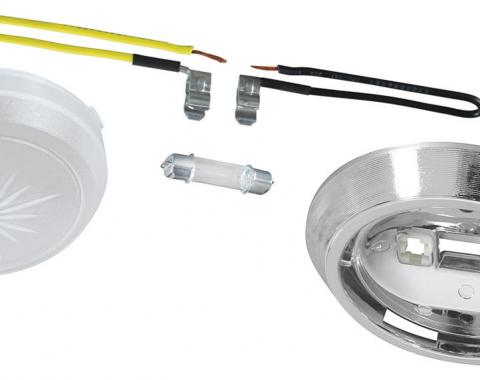 RestoParts Dome Light Kit, 1969-77 Buick/Olds/Pont, 1971-88 Chevrolet DLK006