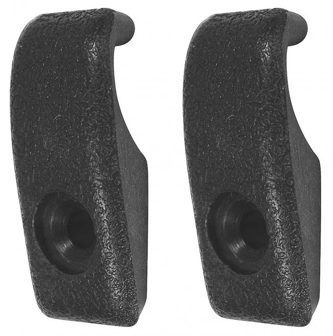 RestoParts Coat Hook, Interior, 1964-78 GM, Black Plastic, Pair NZ00011-PR