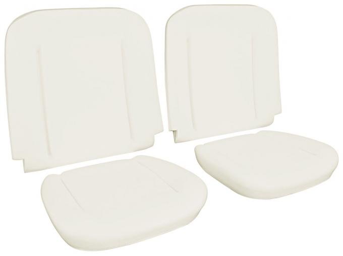 RestoParts Seat Foam, 1964-65 Chevelle/El Camino & 1962-65 Skylark, Bucket w/ Wire, Pair SF00017-PR