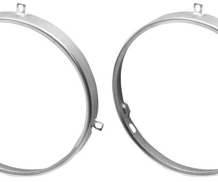 RestoParts Retaining Ring, Headlight, 1964-70 CH/EC/1964-72 BOP/1958-74 Cad, Pair PZ00249-PR