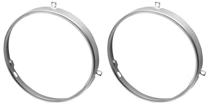 RestoParts Retaining Ring, Headlight, 1964-70 CH/EC/1964-72 BOP/1958-74 Cad, Pair PZ00249-PR