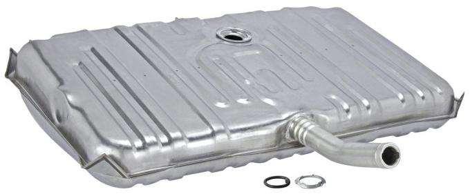 RestoParts Fuel Tank, 20 Gallon, 1971-72 Chevelle, 3 Vents, w/Filler Neck, Galvanized Steel CH32399GV