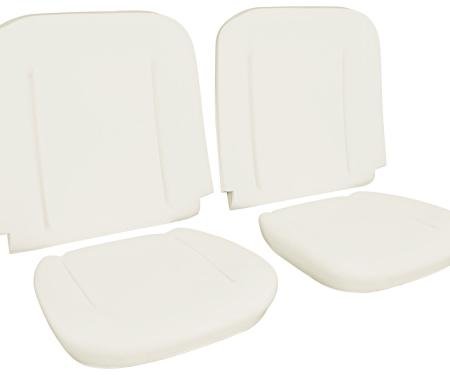 RestoParts Seat Foam, 1964-65 Chevelle/El Camino & 1962-65 Skylark, Bucket w/ Wire, Pair SF00017-PR