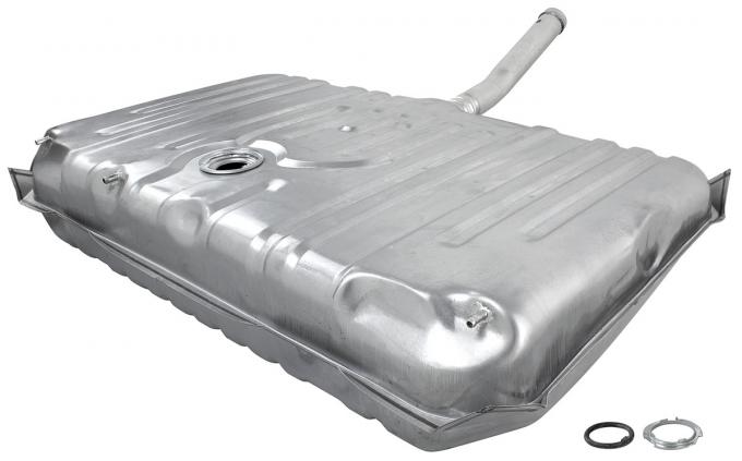 RestoParts Fuel Tank, 20-Gallon, 1970-72 Cutlass, 3-Vent w/EEC, w/Neck, Galvanized Steel C241896GV