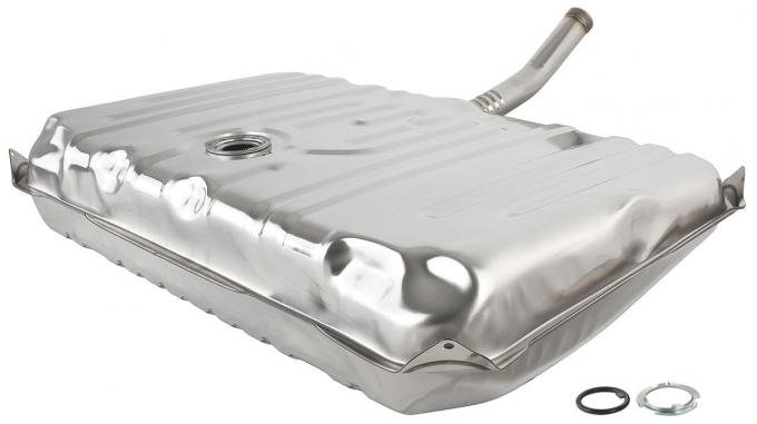 RestoParts Fuel Tank, 1970-72 Chevelle/Monte Carlo, Stainless Steel, w/o EEC, w/o Vents CH28907