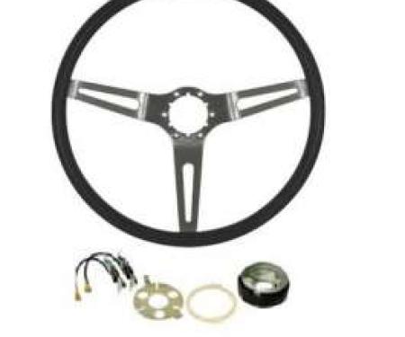 El Camino Steering Wheel, 3 Spoke Cushion, Complete, 1969-1970