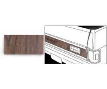 El Camino Tailgate Woodgrain Decal, American Walnut, 1968-1972