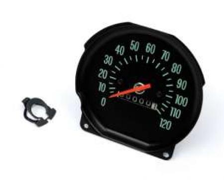 El Camino Speedometer, For Round Style Gauge Dash, With Console Shift Only, 1970