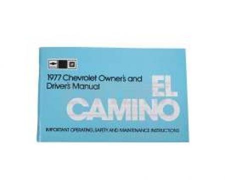 El Camino Owners Manual, 1977