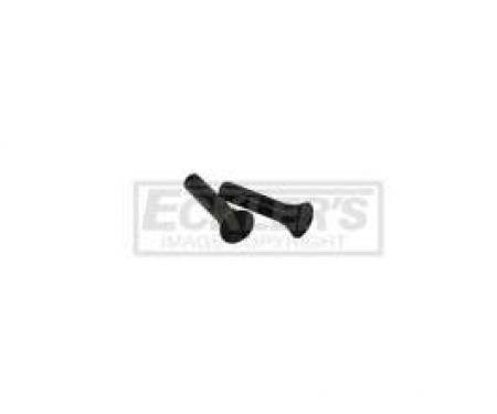 El Camino Door Lock Knobs, Black, 1959-1966