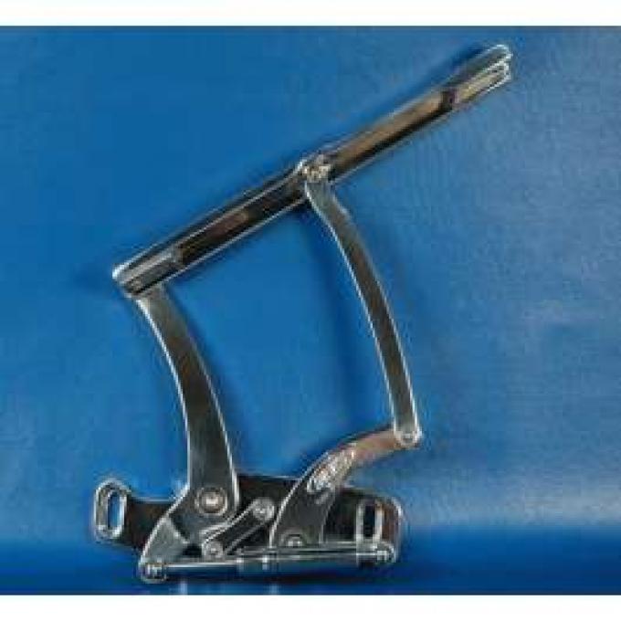 El Camino Billet Aluminum Hood Hinges, Polished Finish, 1965-1967