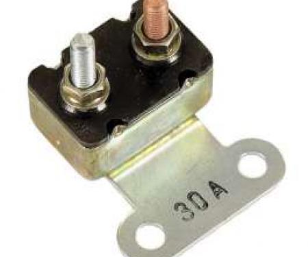 El Camino Power Window Circuit Breaker, 30 Amp, 1964-1971