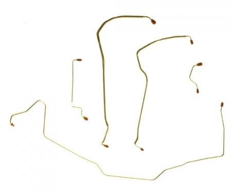 Right Stuff 1970 GM A-Body, Pre-Bent OE Steel Power Front Disk Brake Line Kit AKT7003