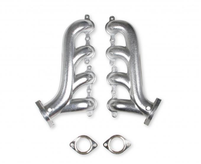 FlowTech LS Swap Exhaust Manifolds, Silver Ceramic Finish 31730-1FLT