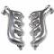 FlowTech LS Swap Exhaust Manifolds, Silver Ceramic Finish 31730-1FLT