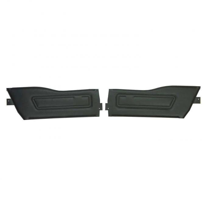 PUI Interiors 1967 Oldsmobile Cutlass Sport Sedan Parchment/Black Rear Door Panels 67CD27SS