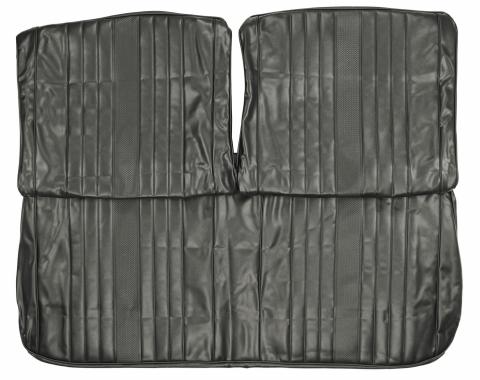 PUI Interiors 1969 Chevrolet Chevelle Black Front Bench Seat Cover 69AS10B