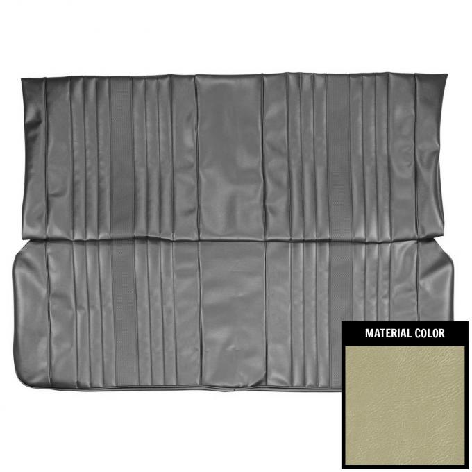 PUI Interiors 1969 Chevrolet Chevelle Hardtop Parchment Rear Bench Seat Cover 69AS27C