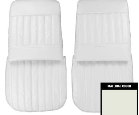 PUI Interiors 1971-1972 Buick Skylark/GS Custom White Front Bucket Seat Covers 71US37U