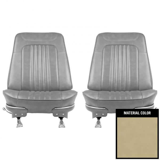 PUI Interiors 1971-1972 Chevrolet Chevelle Covert Pre-Assembled Front Bucket Seats 71AS29U-P