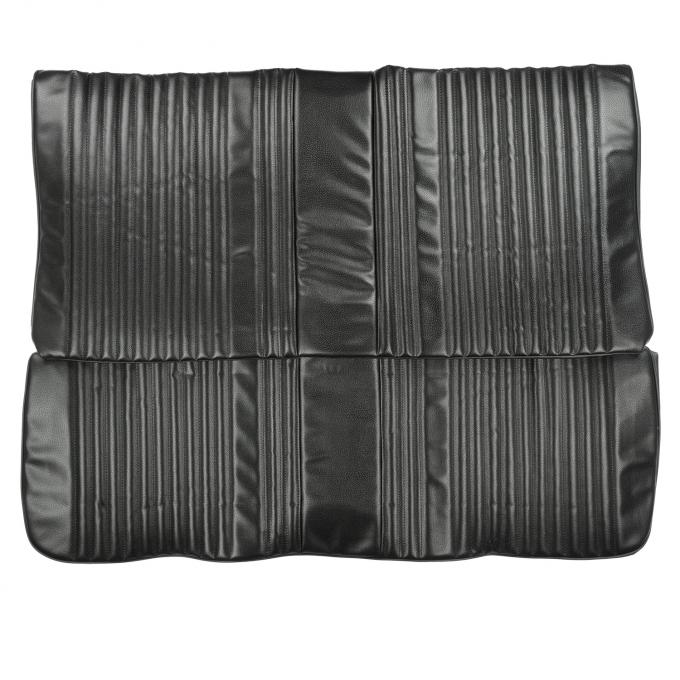 PUI Interiors 1972 Pontiac LeMans Hardtop Black Rear Bench Seat Cover 72GSL10C