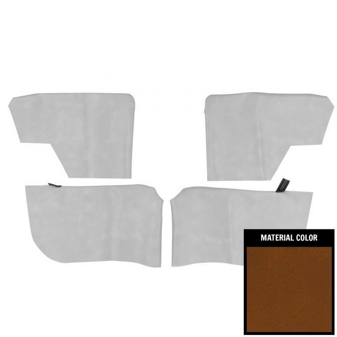 PUI Interiors 1971 Chevelle/Skylark Convertible Tan Rear Arm Rest Covers 68AR47