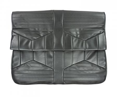 PUI Interiors 1970 Oldsmobile Cutlass/"S"/442 Hardtop Black Rear Bench Seat Cover 70CS10C2