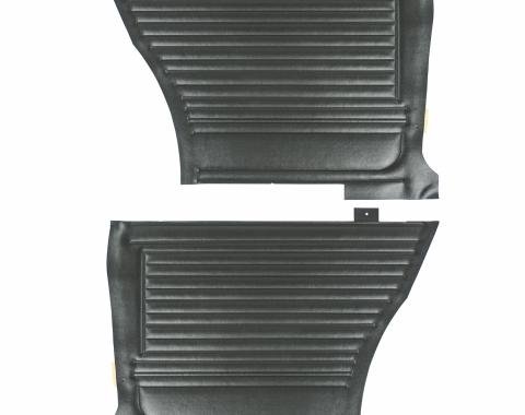 PUI Interiors 1967 Chevrolet Chevelle Hardtop Black Rear Door Panels D230C