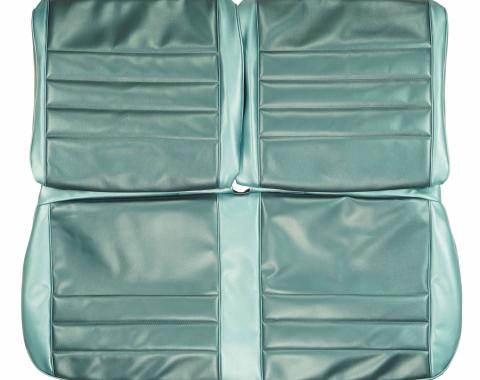 PUI Interiors 1965 Chevrolet Chevelle 2 Tone Blue Front Bench Seat Cover 65AS13B