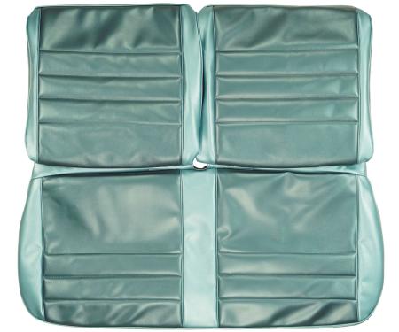 PUI Interiors 1965 Chevrolet Chevelle 2 Tone Blue Front Bench Seat Cover 65AS13B