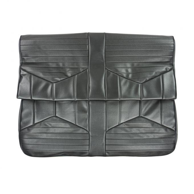 PUI Interiors 1970 Oldsmobile Cutlass/"S"/442 Hardtop Black Rear Bench Seat Cover 70CS10C2