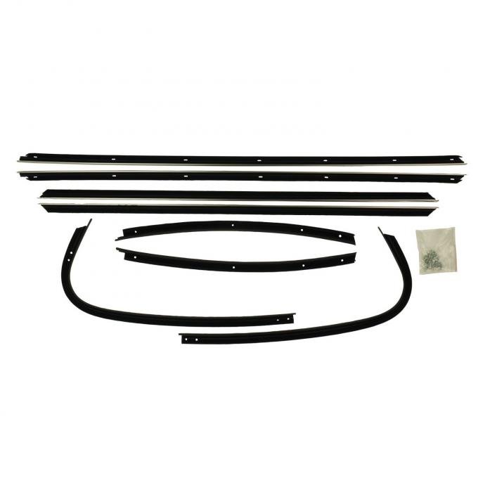 PUI Interiors 1970-1972 Pontica GTO 2 Door Hardtop Window Felt Kit O228-4